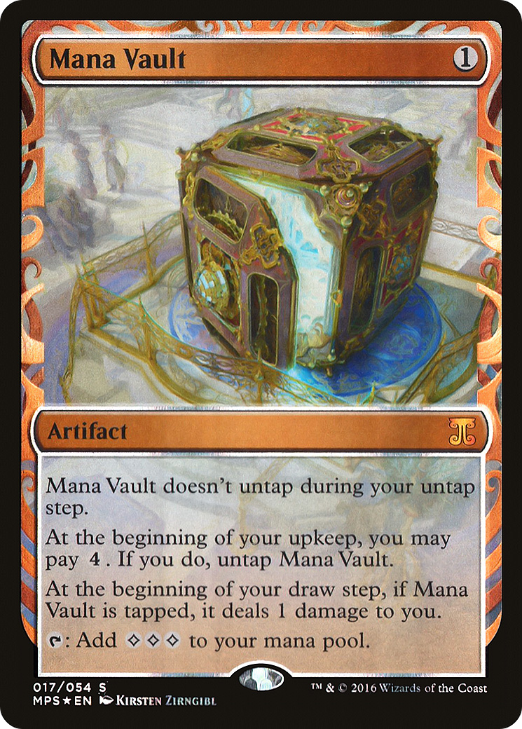 Mana Vault (MPS-017) - Kaladesh Inventions Foil - Premium MTG Single from Wizards of the Coast - Just $115.22! Shop now at Game Crave Tournament Store