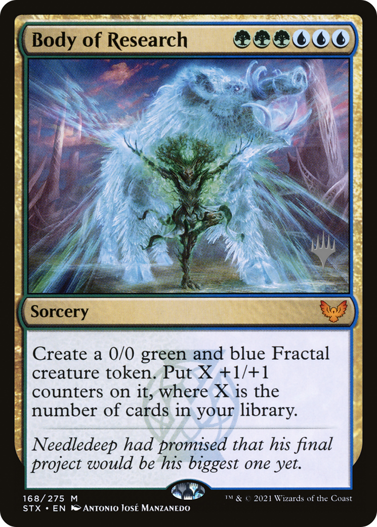 Body of Research (PSTX-168P) - Strixhaven: School of Mages Promos Foil - Premium MTG Single from Wizards of the Coast - Just $0.35! Shop now at Game Crave Tournament Store