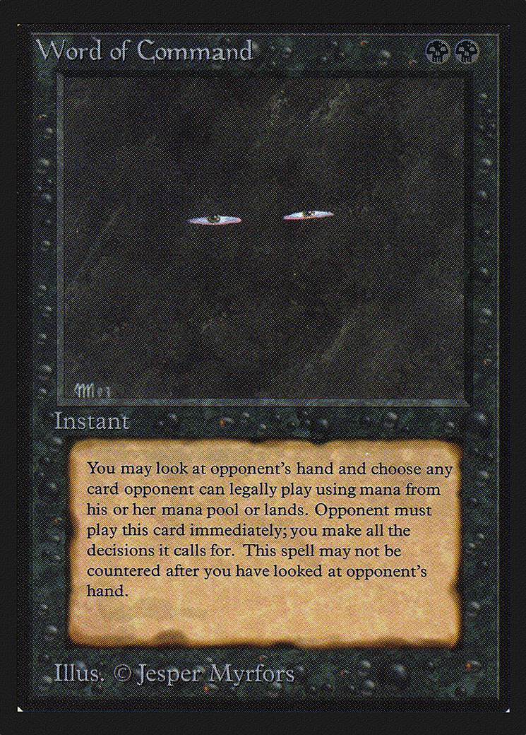 Word of Command (CEI-137) - Intl. Collectors' Edition - Premium MTG Single from Wizards of the Coast - Just $0.19! Shop now at Game Crave Tournament Store