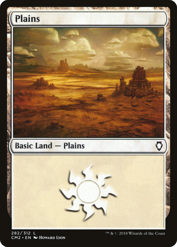 Plains (CM2-282) - Commander Anthology Volume II - Premium MTG Single from Wizards of the Coast - Just $0.25! Shop now at Game Crave Tournament Store