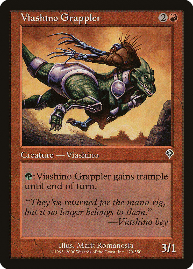 Viashino Grappler (INV-179) - Invasion - Premium MTG Single from Wizards of the Coast - Just $0.25! Shop now at Game Crave Tournament Store