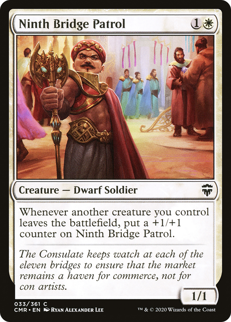 Ninth Bridge Patrol (CMR-033) - Commander Legends - Premium MTG Single from Wizards of the Coast - Just $0.08! Shop now at Game Crave Tournament Store