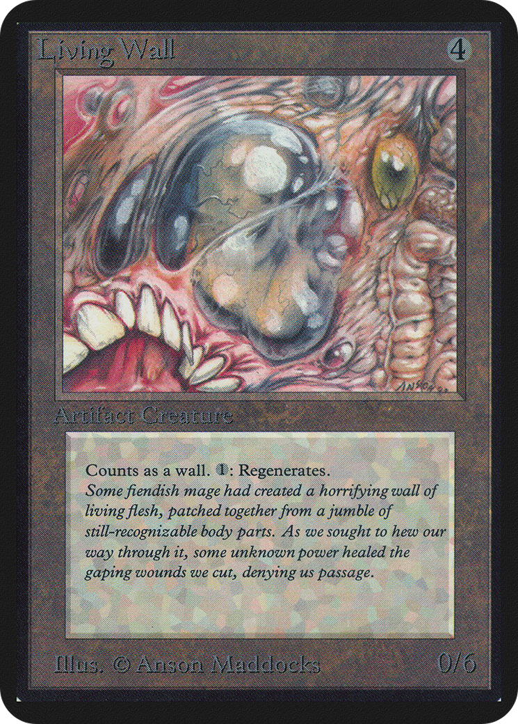 Living Wall (LEA-258) - Limited Edition Alpha - Premium MTG Single from Wizards of the Coast - Just $24! Shop now at Game Crave Tournament Store