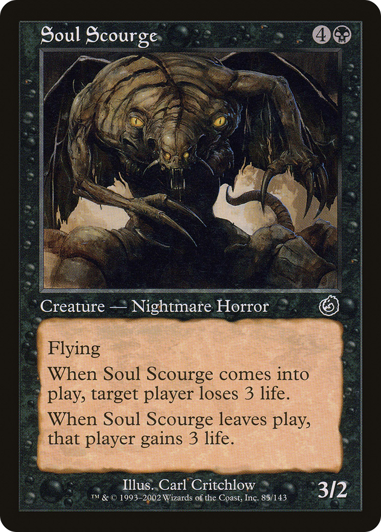 Soul Scourge (TOR-085) - Torment - Premium MTG Single from Wizards of the Coast - Just $0.08! Shop now at Game Crave Tournament Store
