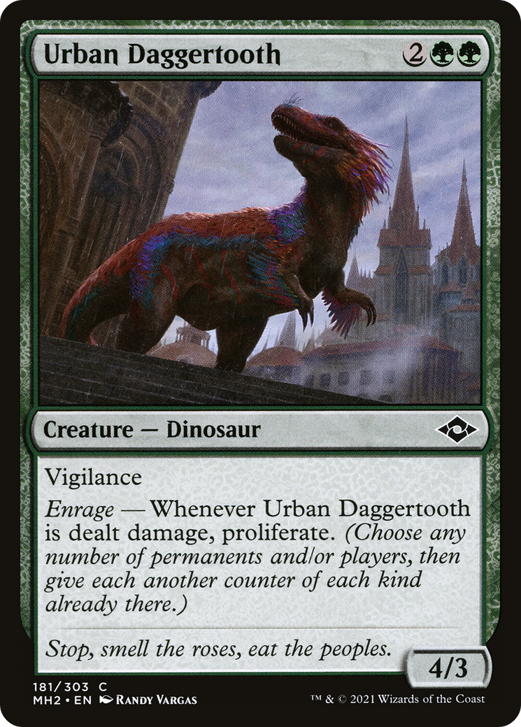 Urban Daggertooth (MH2-181) - Modern Horizons 2 - Premium MTG Single from Wizards of the Coast - Just $0.08! Shop now at Game Crave Tournament Store