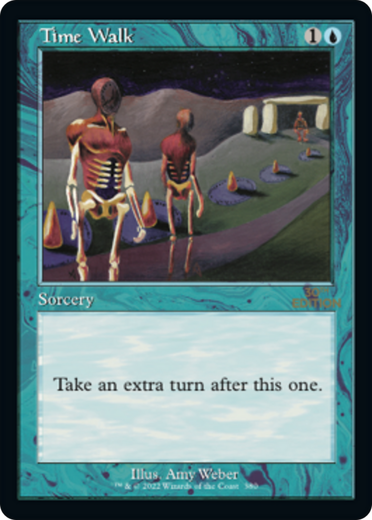 Time Walk (30A-380) - 30th Anniversary Edition - Premium MTG Single from Wizards of the Coast - Just $227.40! Shop now at Game Crave Tournament Store