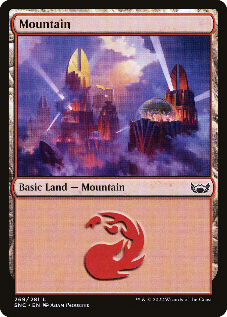 Mountain (SNC-269) - Streets of New Capenna Foil - Premium MTG Single from Wizards of the Coast - Just $0.08! Shop now at Game Crave Tournament Store
