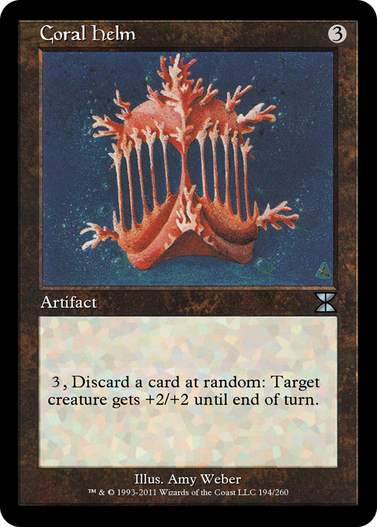 Coral Helm (ME4-194) - Masters Edition IV Foil - Premium MTG Single from Wizards of the Coast - Just $0! Shop now at Game Crave Tournament Store