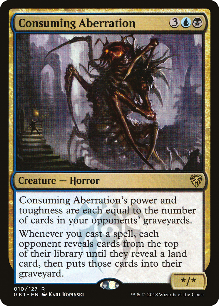 Consuming Aberration (GK1-010) - GRN Guild Kit - Premium MTG Single from Wizards of the Coast - Just $0.13! Shop now at Game Crave Tournament Store