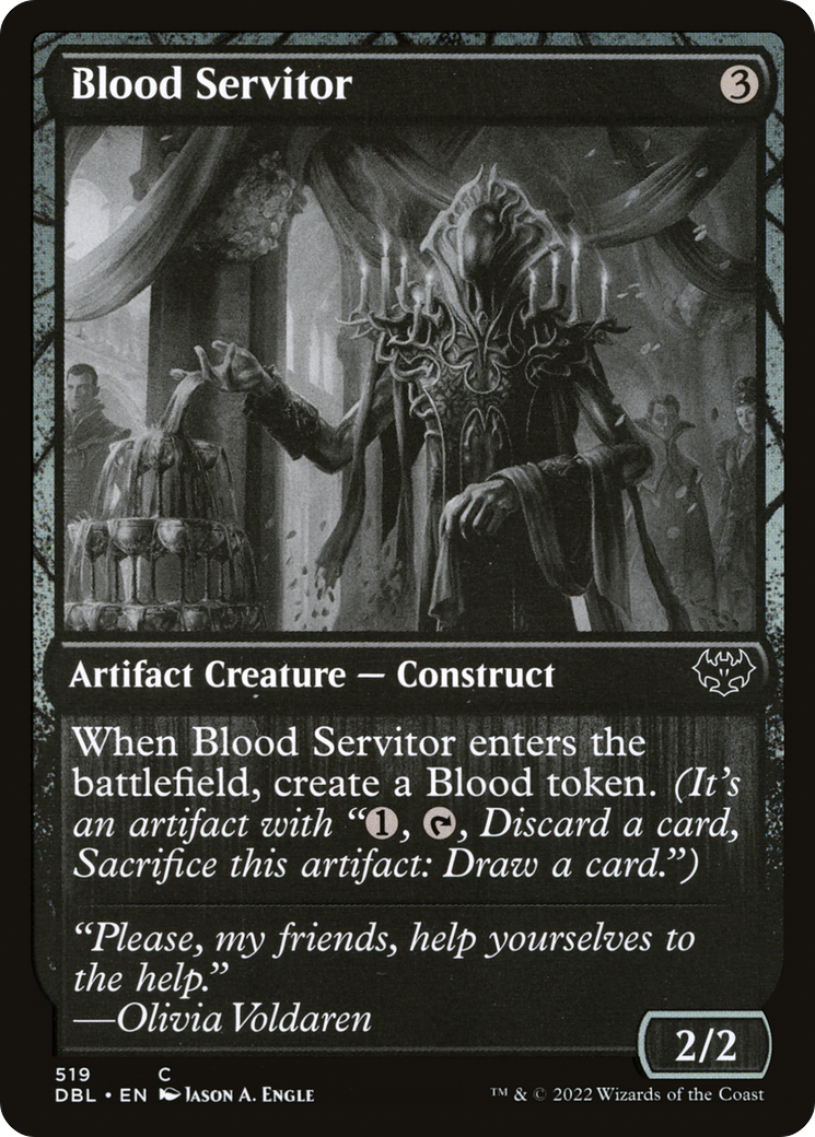 Blood Servitor (DBL-519) - Innistrad: Double Feature Foil - Premium MTG Single from Wizards of the Coast - Just $0.08! Shop now at Game Crave Tournament Store