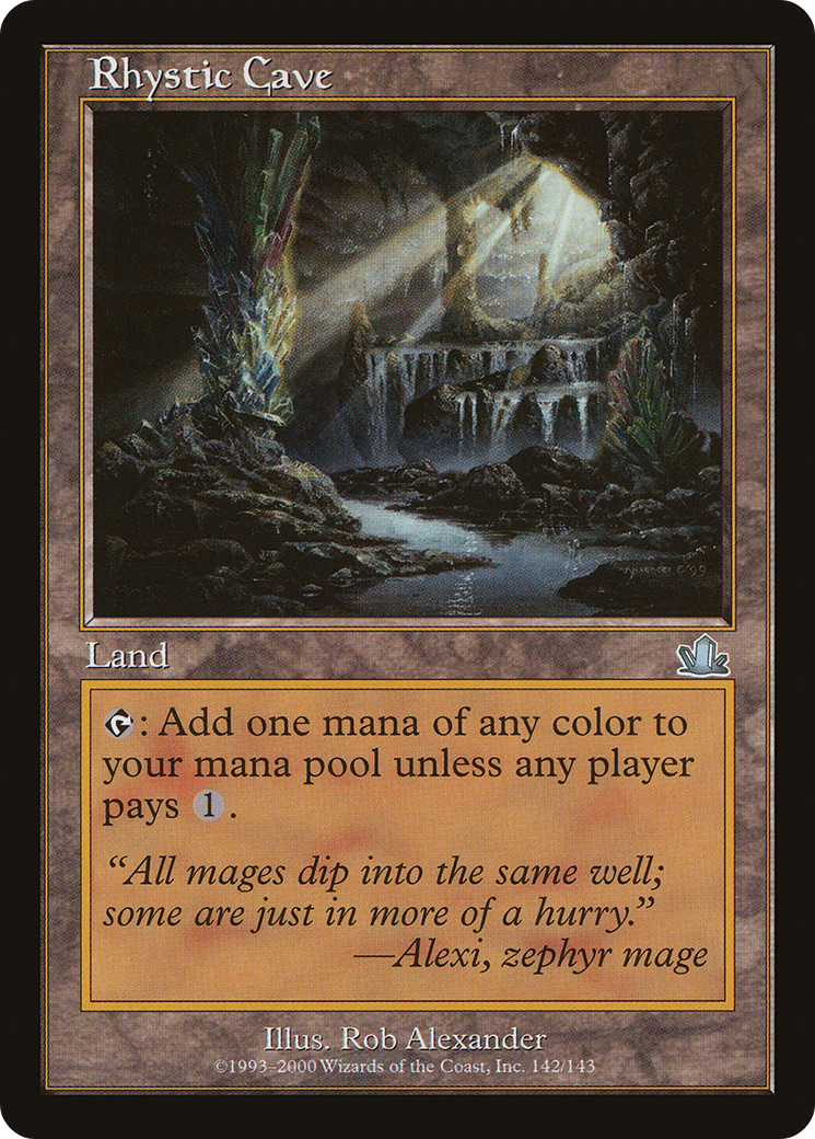 Rhystic Cave (PCY-142) - Prophecy Foil - Premium MTG Single from Wizards of the Coast - Just $1.81! Shop now at Game Crave Tournament Store