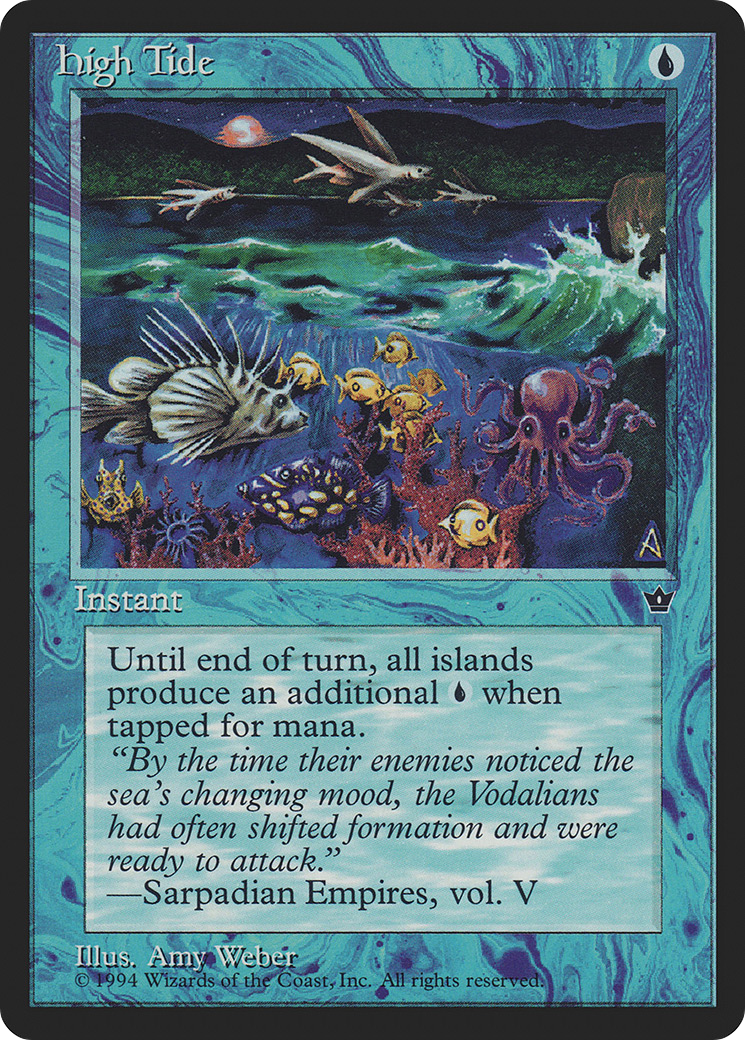 High Tide (FEM-18C) - Fallen Empires - Premium MTG Single from Wizards of the Coast - Just $0.32! Shop now at Game Crave Tournament Store