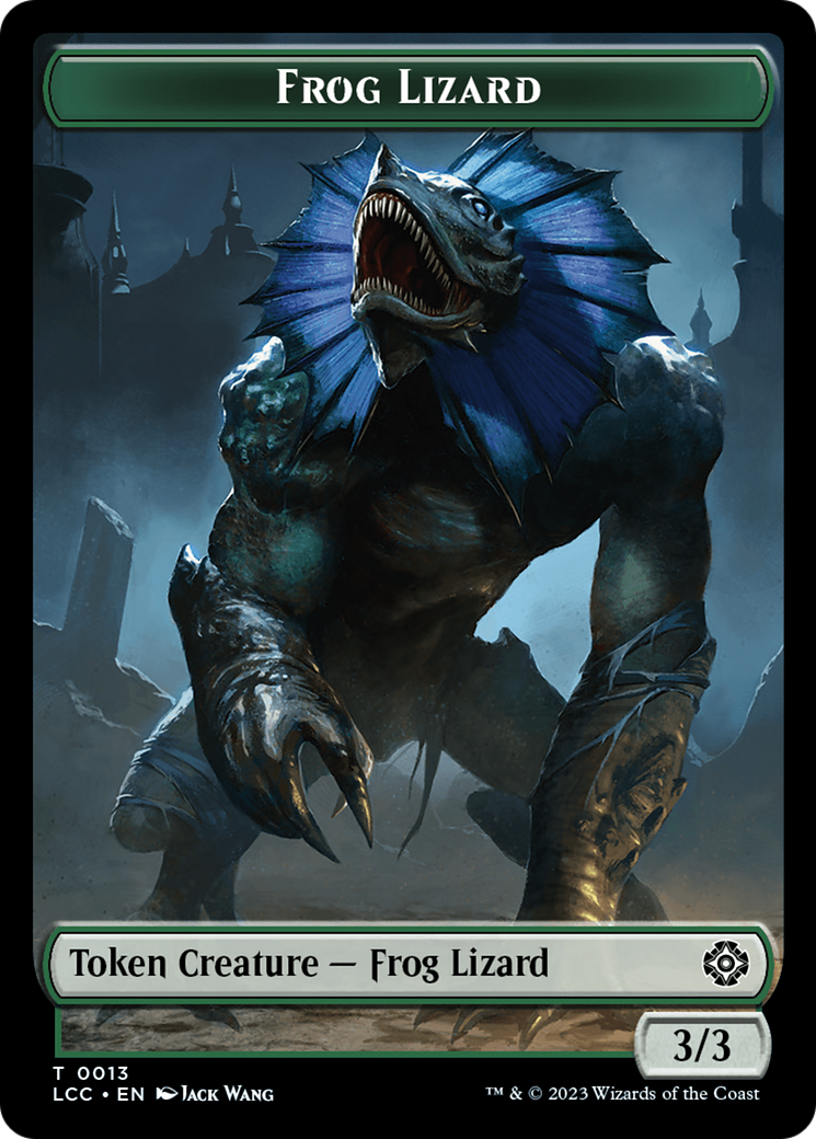 Frog Lizard (TLCC-013) - The Lost Caverns of Ixalan Commander Tokens - Premium MTG Single from Wizards of the Coast - Just $0! Shop now at Game Crave Tournament Store