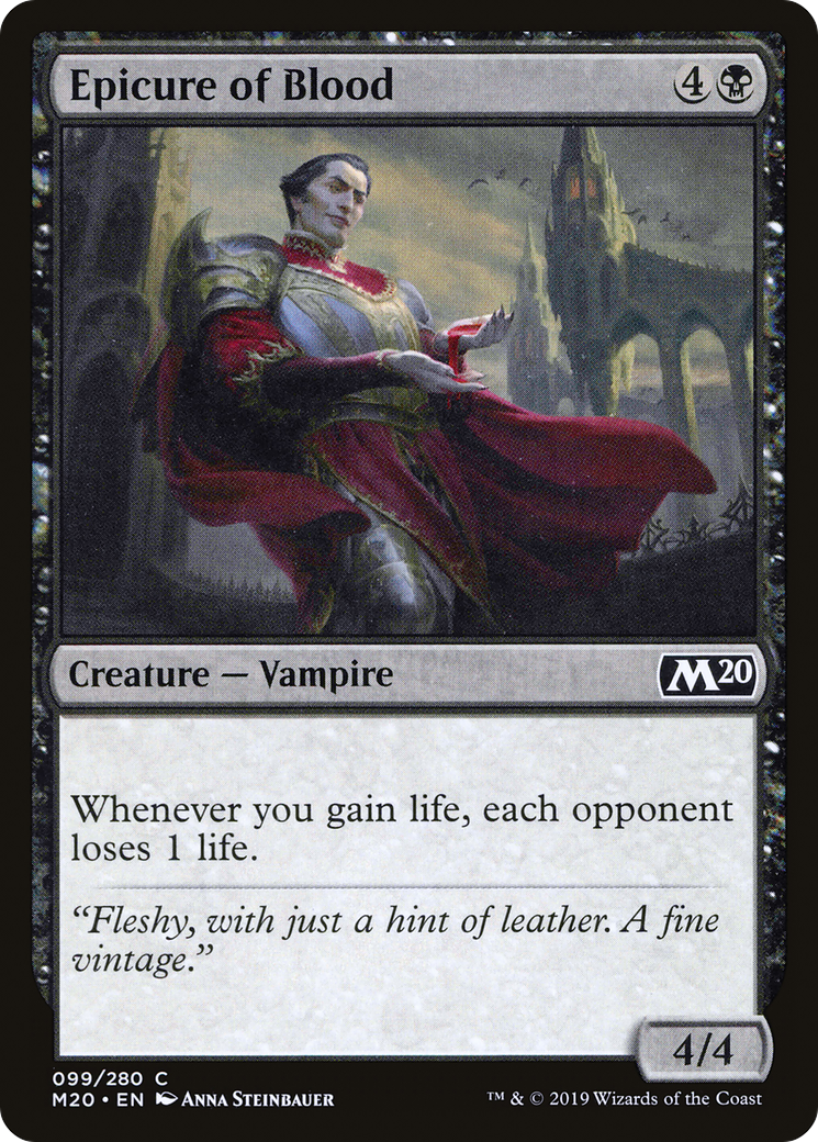 Epicure of Blood (M20-099) - Core Set 2020 - Premium MTG Single from Wizards of the Coast - Just $0.25! Shop now at Game Crave Tournament Store