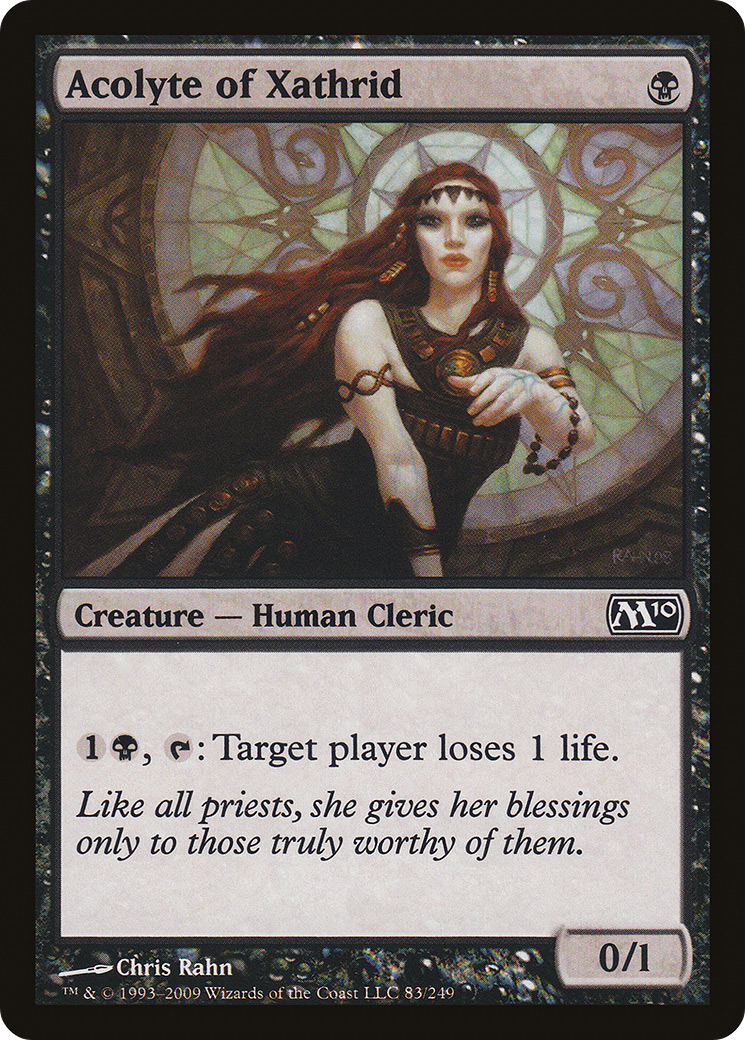 Acolyte of Xathrid (M10-083) - Magic 2010 Foil - Premium MTG Single from Wizards of the Coast - Just $0.28! Shop now at Game Crave Tournament Store