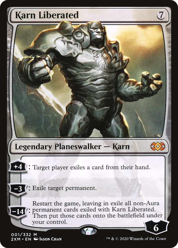 Karn Liberated (2XM-001) - Double Masters Foil - Premium MTG Single from Wizards of the Coast - Just $6! Shop now at Game Crave Tournament Store