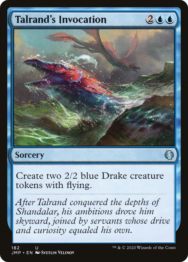 Talrand's Invocation (JMP-182) - Jumpstart - Premium MTG Single from Wizards of the Coast - Just $0.08! Shop now at Game Crave Tournament Store