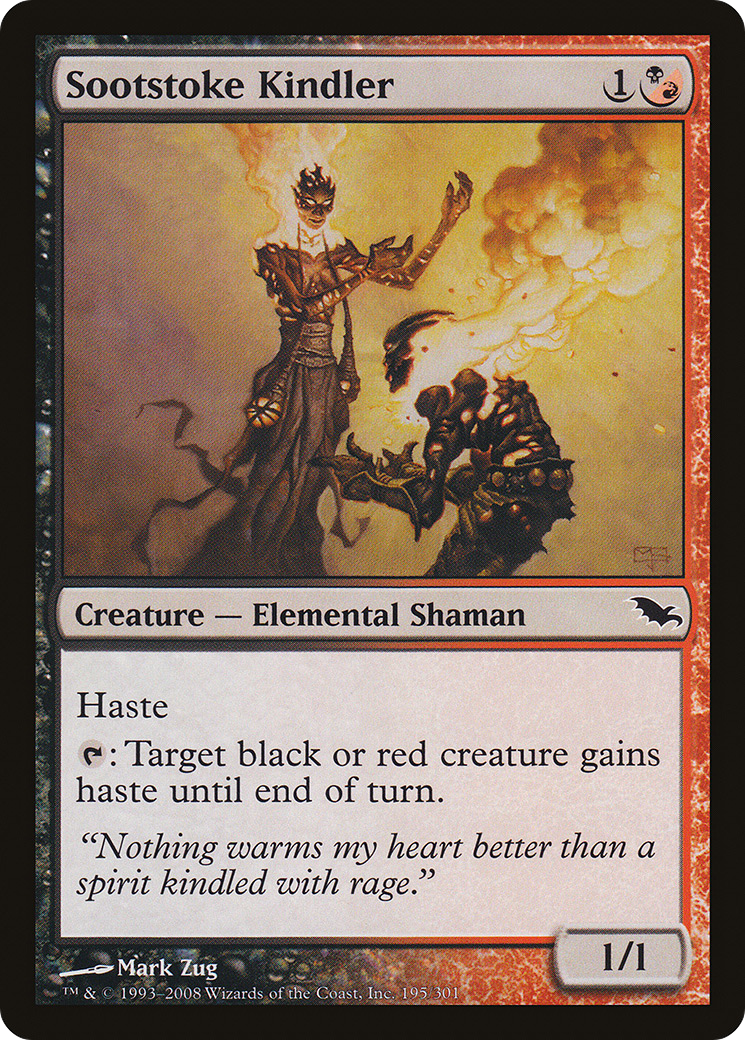 Sootstoke Kindler (SHM-195) - Shadowmoor - Premium MTG Single from Wizards of the Coast - Just $0.08! Shop now at Game Crave Tournament Store