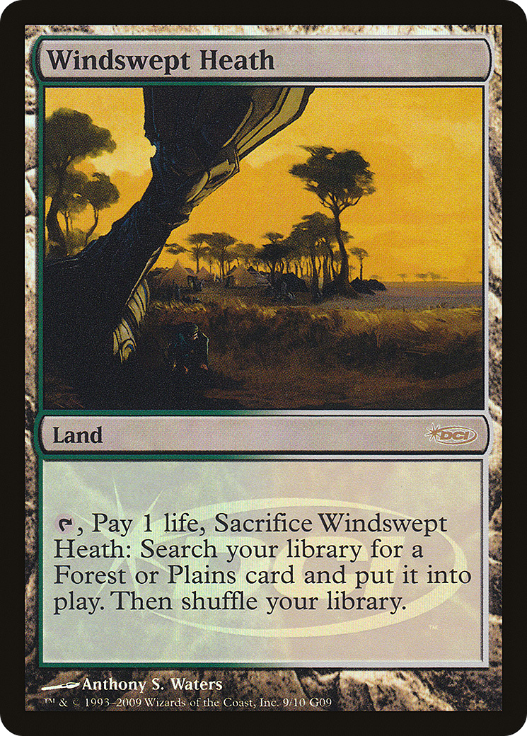 Windswept Heath (G09-009) - Judge Gift Cards 2009 Foil - Premium MTG Single from Wizards of the Coast - Just $30.01! Shop now at Game Crave Tournament Store