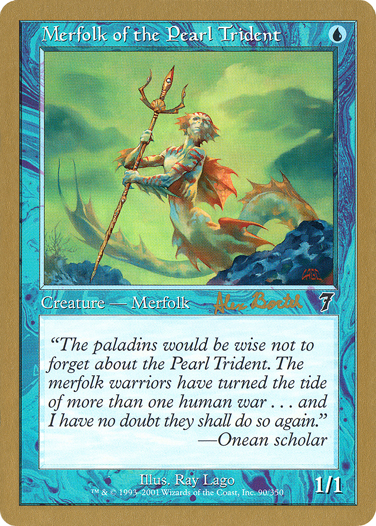 Merfolk of the Pearl Trident (WC01-AB90) - World Championship Decks 2001 - Premium MTG Single from Wizards of the Coast - Just $0.08! Shop now at Game Crave Tournament Store