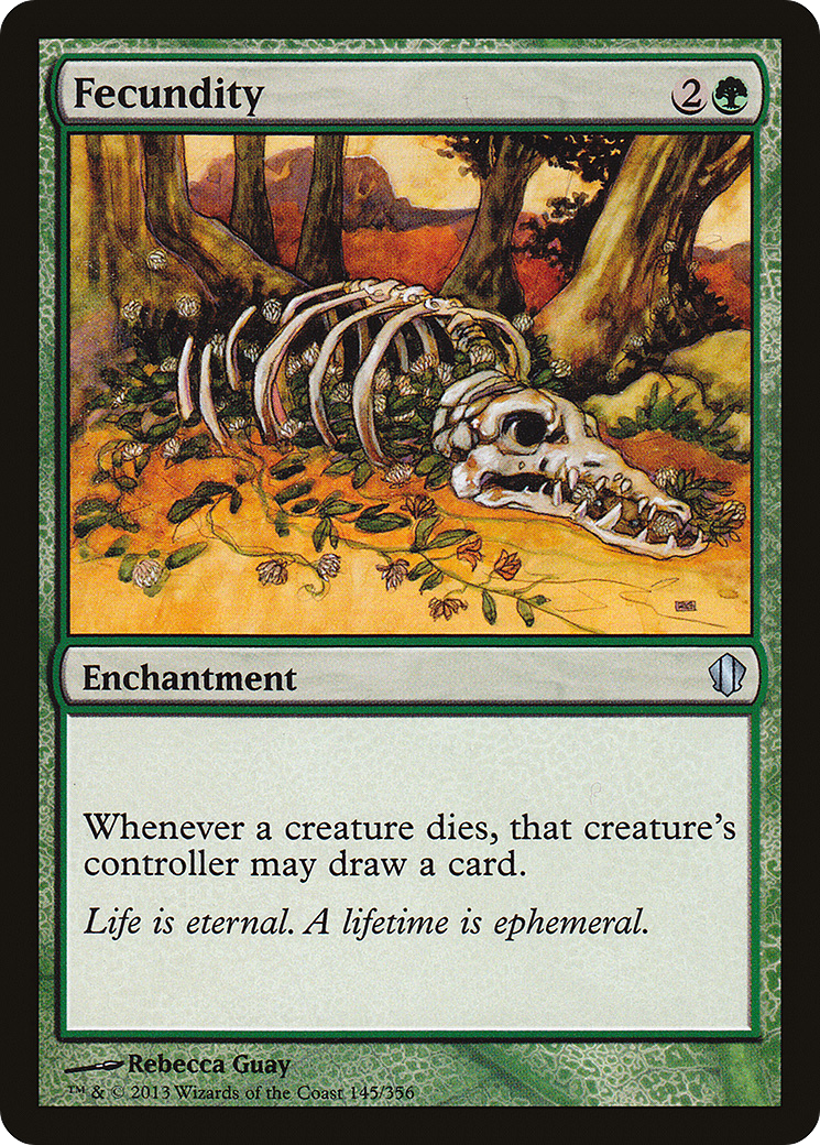 Fecundity (C13-145) - Commander 2013 - Premium MTG Single from Wizards of the Coast - Just $0.12! Shop now at Game Crave Tournament Store