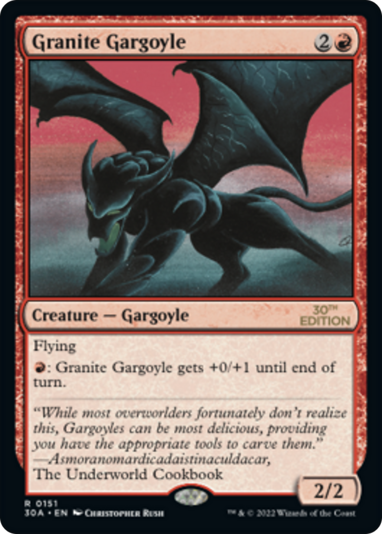 Granite Gargoyle (30A-151) - 30th Anniversary Edition - Premium MTG Single from Wizards of the Coast - Just $16.75! Shop now at Game Crave Tournament Store