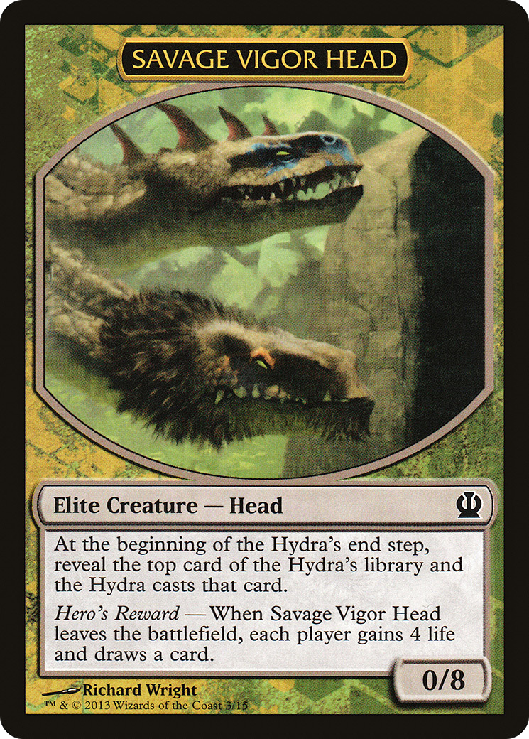 Savage Vigor Head (TFTH-003) - Face the Hydra - Premium MTG Single from Wizards of the Coast - Just $3.80! Shop now at Game Crave Tournament Store