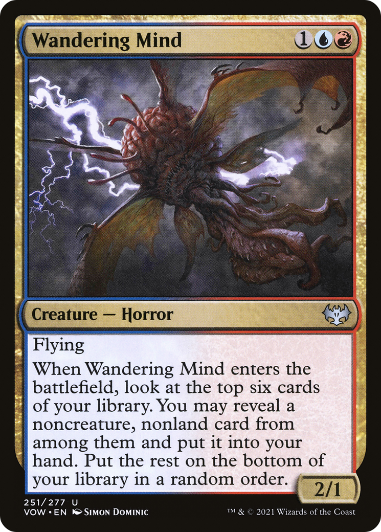 Wandering Mind (VOW-251) - Innistrad: Crimson Vow - Premium MTG Single from Wizards of the Coast - Just $0.08! Shop now at Game Crave Tournament Store