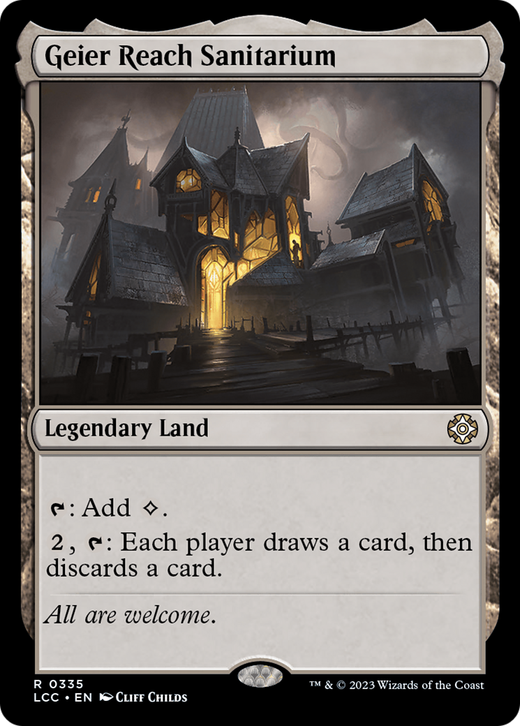 Geier Reach Sanitarium (LCC-335) - The Lost Caverns of Ixalan Commander - Premium MTG Single from Wizards of the Coast - Just $0.25! Shop now at Game Crave Tournament Store