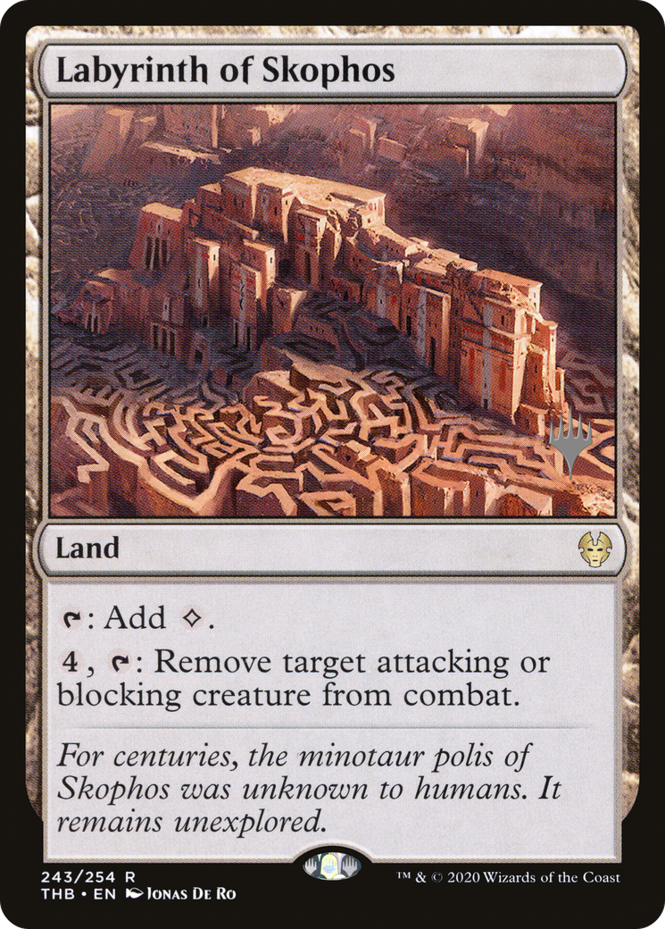Labyrinth of Skophos (PTHB-243P) - Theros Beyond Death Promos Foil - Premium MTG Single from Wizards of the Coast - Just $2.02! Shop now at Game Crave Tournament Store