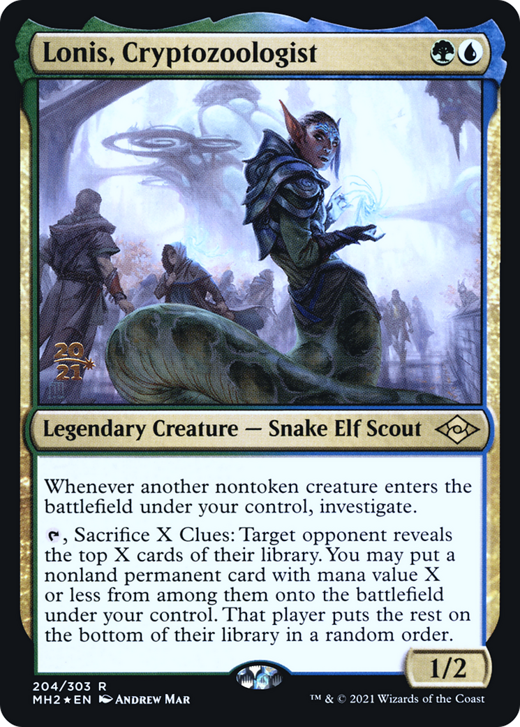 Lonis, Cryptozoologist (PMH2-204S) - Modern Horizons 2 Promos Foil - Premium MTG Single from Wizards of the Coast - Just $0.32! Shop now at Game Crave Tournament Store