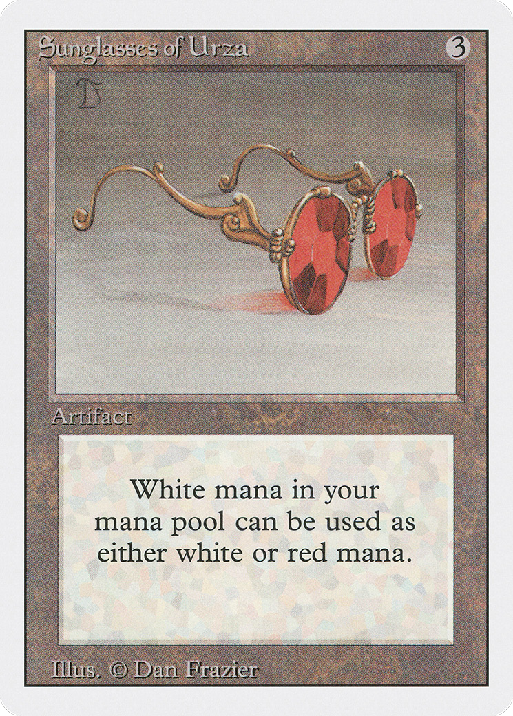 Sunglasses of Urza (3ED-276) - Revised Edition - Premium MTG Single from Wizards of the Coast - Just $0.41! Shop now at Game Crave Tournament Store