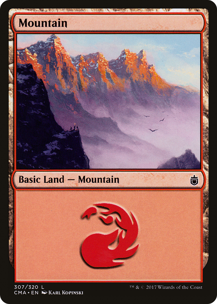 Mountain (CMA-307) - Commander Anthology - Premium MTG Single from Wizards of the Coast - Just $0.08! Shop now at Game Crave Tournament Store