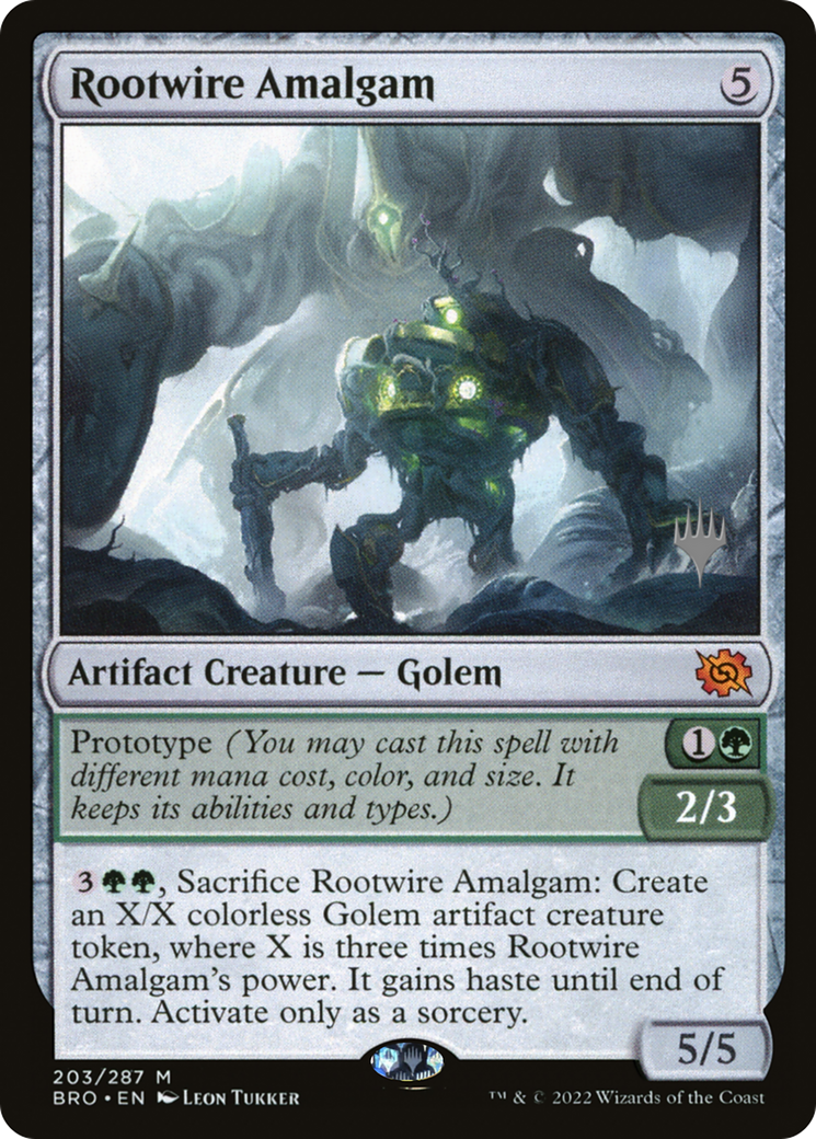Rootwire Amalgam (PBRO-203P) - The Brothers' War Promos Foil - Premium MTG Single from Wizards of the Coast - Just $0.18! Shop now at Game Crave Tournament Store