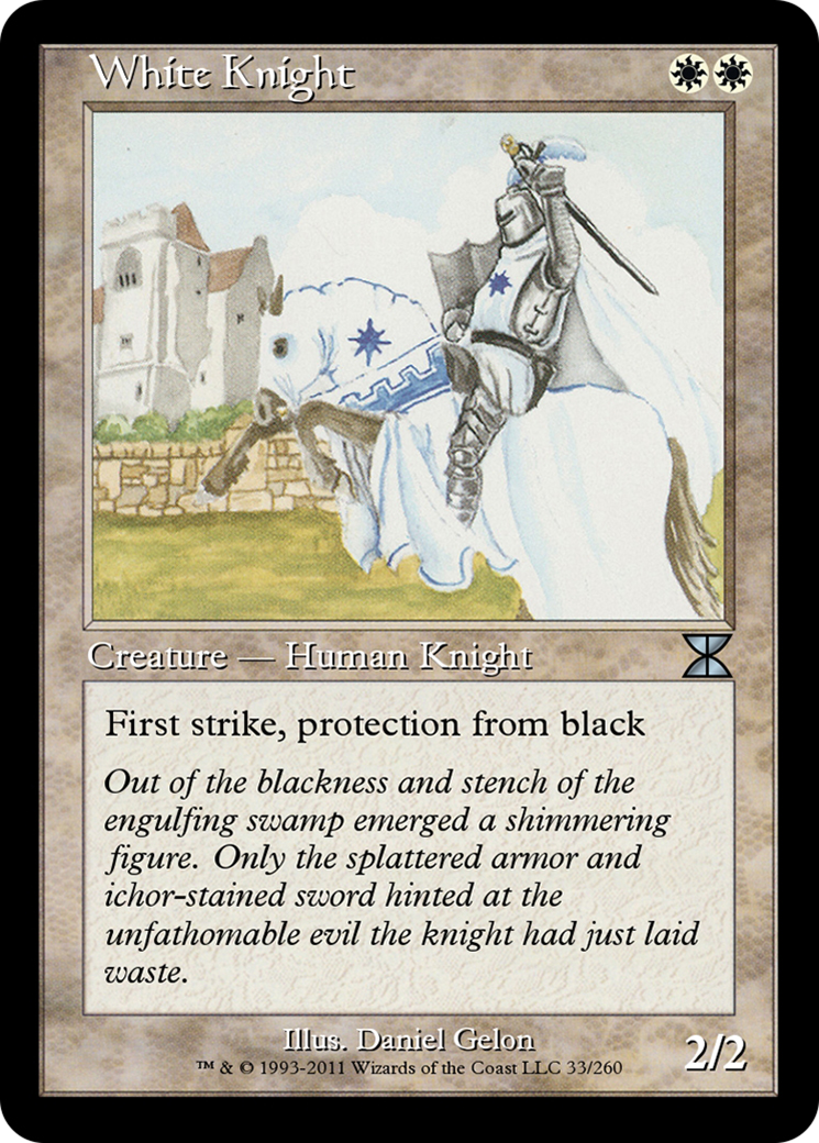 White Knight (ME4-033) - Masters Edition IV - Premium MTG Single from Wizards of the Coast - Just $0! Shop now at Game Crave Tournament Store