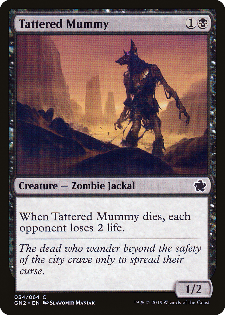 Tattered Mummy (GN2-034) - Game Night 2019 - Premium MTG Single from Wizards of the Coast - Just $0.08! Shop now at Game Crave Tournament Store