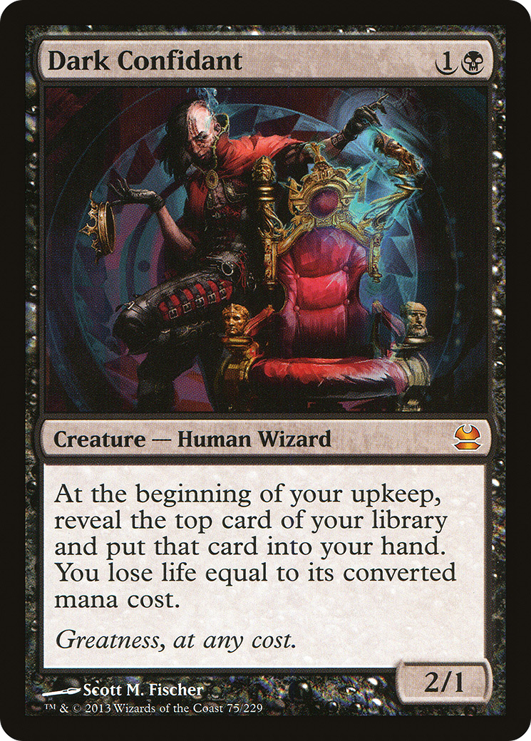 Dark Confidant (MMA-075) - Modern Masters Foil - Premium MTG Single from Wizards of the Coast - Just $3.73! Shop now at Game Crave Tournament Store