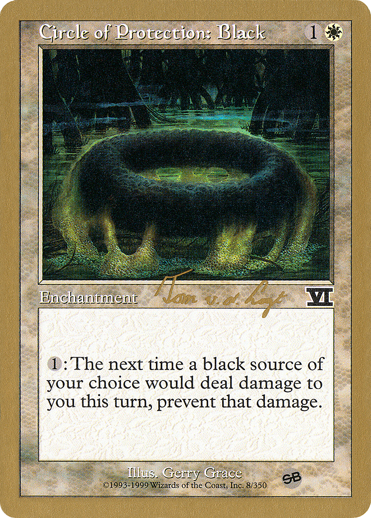 Circle of Protection: Black (WC00-TVDL8SB) - World Championship Decks 2000 - Premium MTG Single from Wizards of the Coast - Just $0.38! Shop now at Game Crave Tournament Store