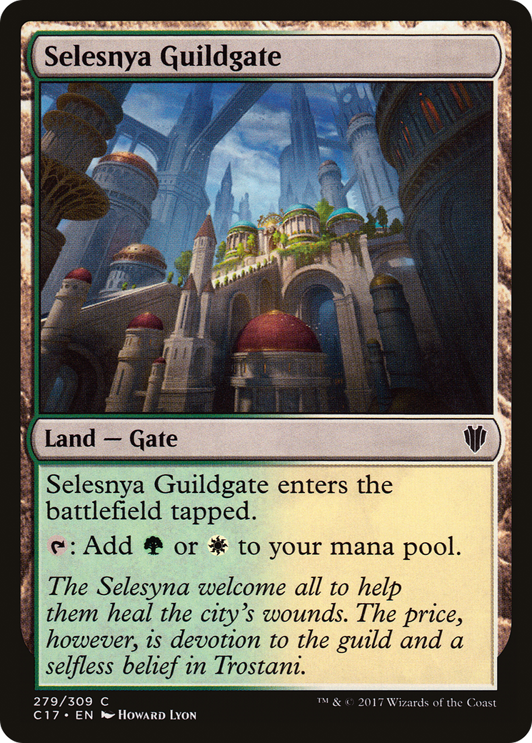 Selesnya Guildgate (C17-279) - Commander 2017 - Premium MTG Single from Wizards of the Coast - Just $0.25! Shop now at Game Crave Tournament Store