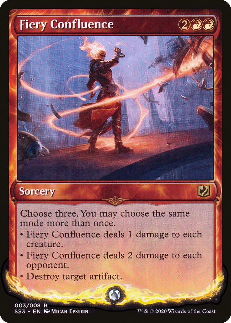 Fiery Confluence (SS3-003) - Signature Spellbook: Chandra Foil - Premium MTG Single from Wizards of the Coast - Just $0.45! Shop now at Game Crave Tournament Store