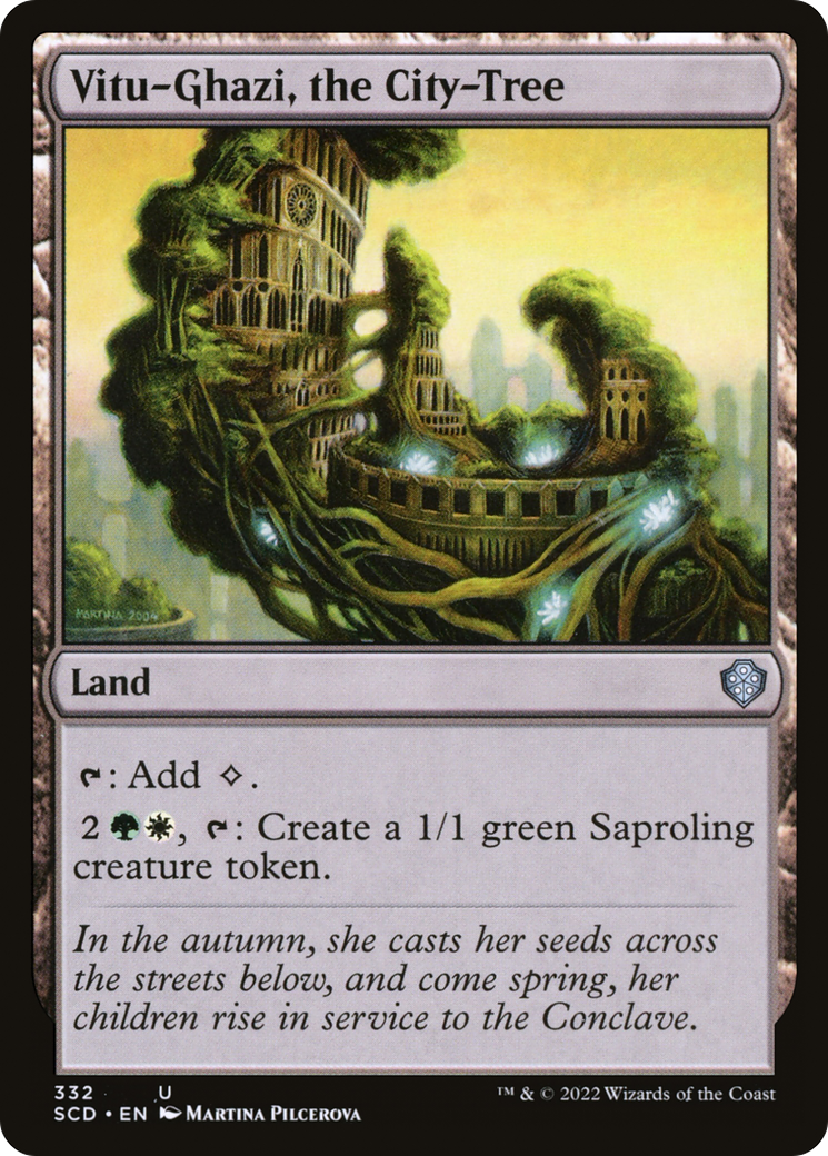 Vitu-Ghazi, the City-Tree (SCD-332) - Starter Commander Decks - Premium MTG Single from Wizards of the Coast - Just $0.08! Shop now at Game Crave Tournament Store