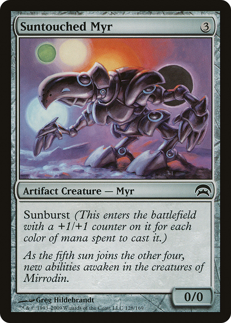 Suntouched Myr (HOP-128) - Planechase - Premium MTG Single from Wizards of the Coast - Just $0.08! Shop now at Game Crave Tournament Store