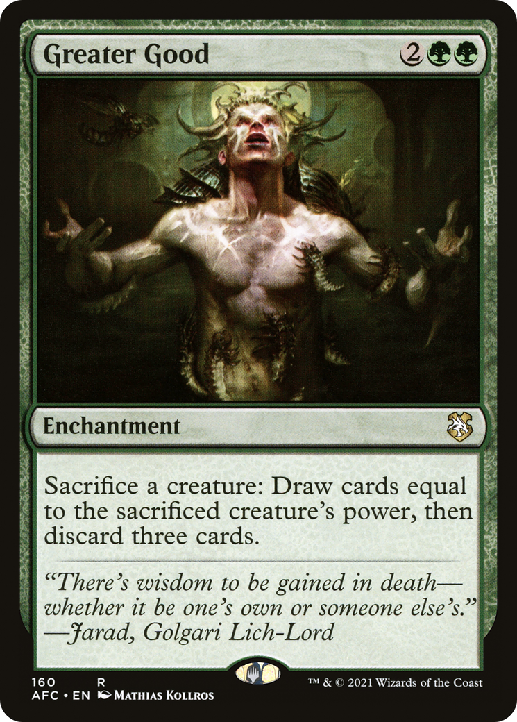 Greater Good (AFC-160) - Forgotten Realms Commander - Premium MTG Single from Wizards of the Coast - Just $2.43! Shop now at Game Crave Tournament Store