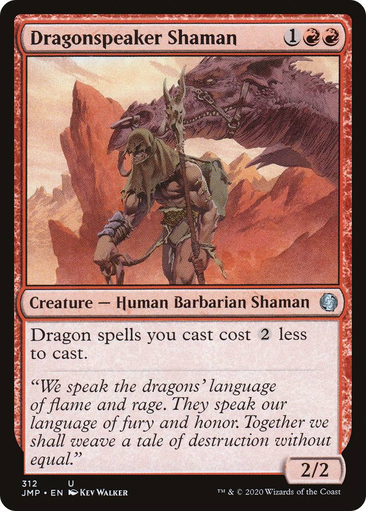 Dragonspeaker Shaman (JMP-312) - Jumpstart - Premium MTG Single from Wizards of the Coast - Just $2.77! Shop now at Game Crave Tournament Store