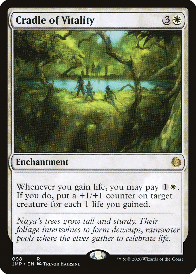 Cradle of Vitality (JMP-098) - Jumpstart - Premium MTG Single from Wizards of the Coast - Just $0.27! Shop now at Game Crave Tournament Store