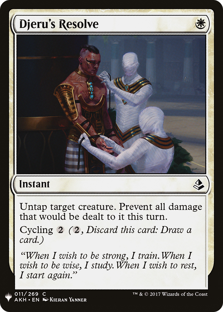 Djeru's Resolve (MB1-082) - Mystery Booster - Premium MTG Single from Wizards of the Coast - Just $0.25! Shop now at Game Crave Tournament Store