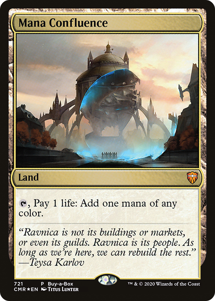 Mana Confluence (CMR-721) - Commander Legends Foil - Premium MTG Single from Wizards of the Coast - Just $27.26! Shop now at Game Crave Tournament Store
