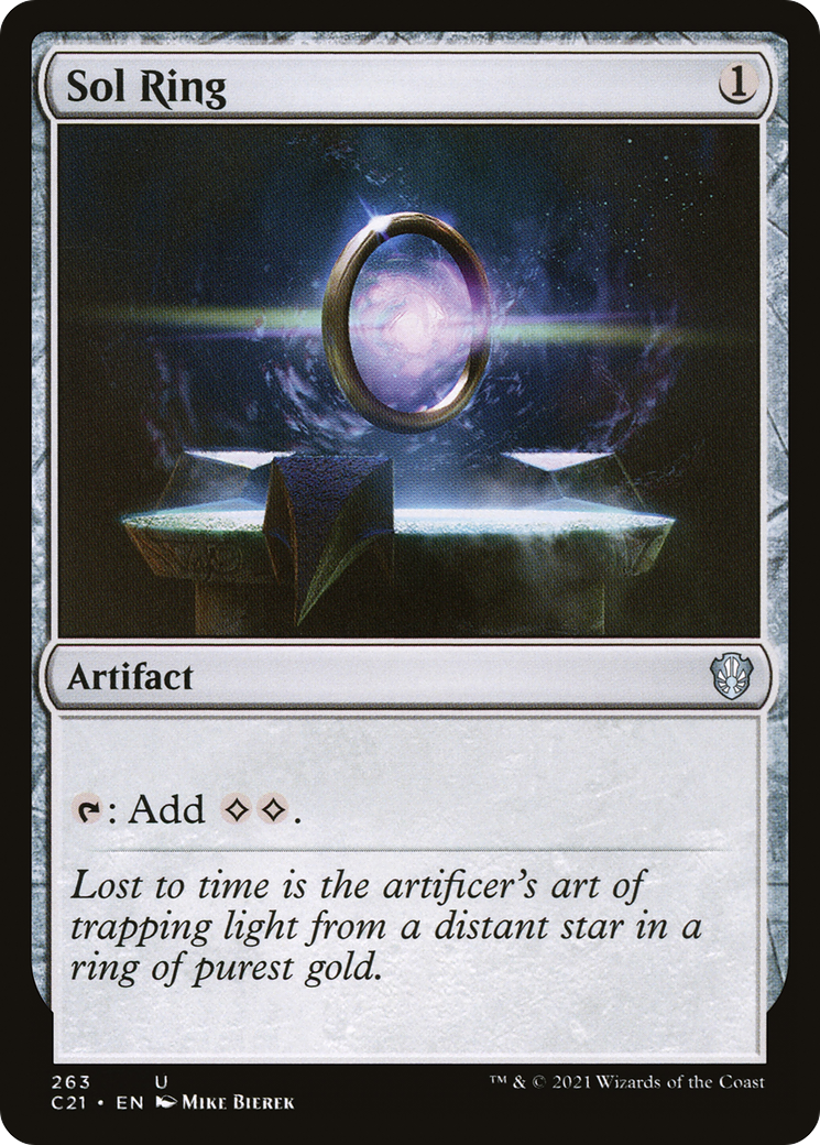 Sol Ring (C21-263) - Commander 2021 - Premium MTG Single from Wizards of the Coast - Just $0.78! Shop now at Game Crave Tournament Store