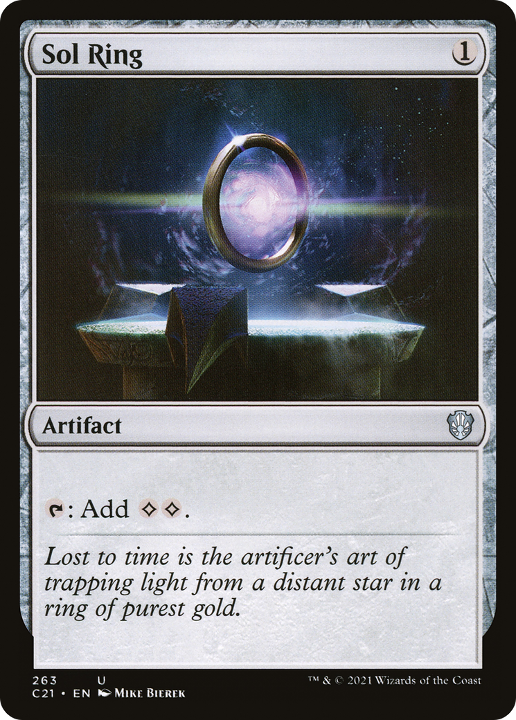 Sol Ring (C21-263) - Commander 2021 - Premium MTG Single from Wizards of the Coast - Just $1.10! Shop now at Game Crave Tournament Store