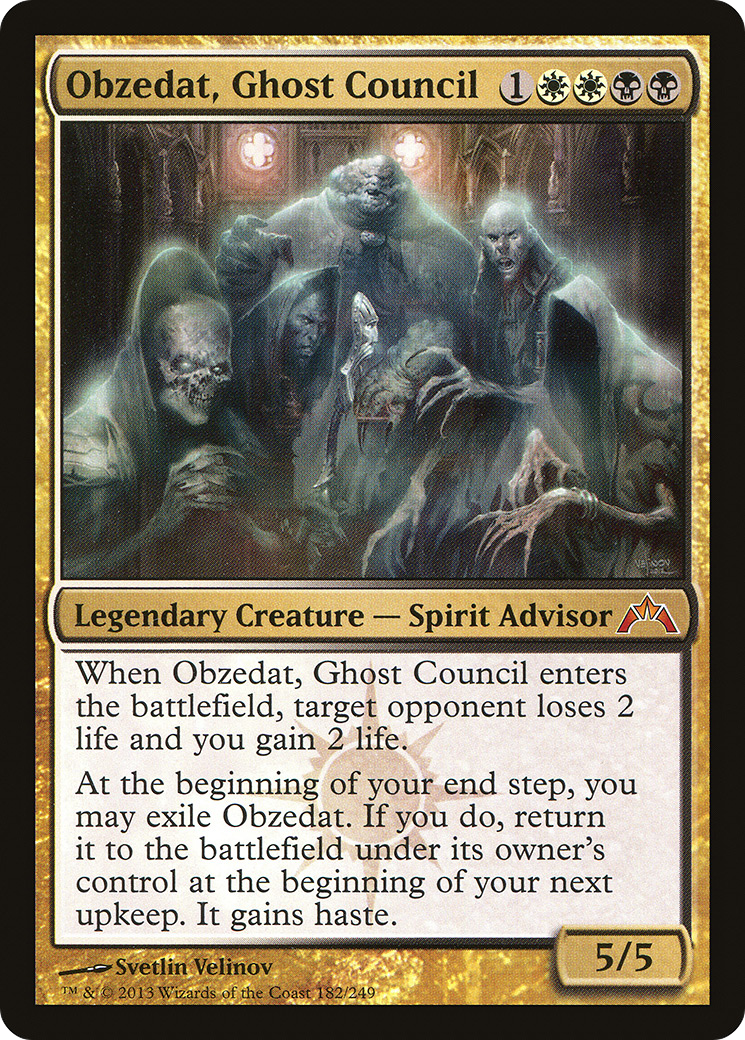 Obzedat, Ghost Council (GTC-182) - Gatecrash - Premium MTG Single from Wizards of the Coast - Just $0.81! Shop now at Game Crave Tournament Store